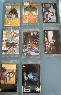 新世紀エヴァンゲリオン ウエハース　カード 8枚セット