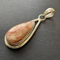 【silver925 サンストーン】ネックレス トップ