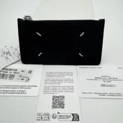 【未使用】メゾンマルジェラ 4ステッチ フラグメントケース ブラック 付属品完備