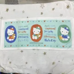 ①未使用　キティ　フェイスタオル　サンリオレトロ