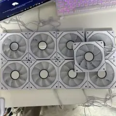 ASIAHNRSE アジアホース　ケースファン　ホワイト　5台