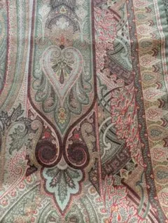 【美品】ETRO　大判ストール　シルクウール