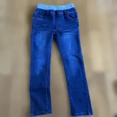 GLAZOS デニムブルー ストレートパンツ