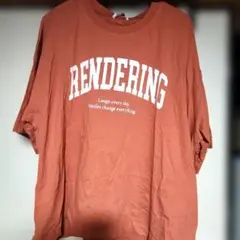 RENDERING ロゴプリント Tシャツ 3Lサイズ