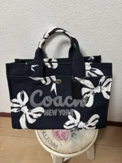 ☆★値下げ★☆COACH ☆エレガントボウ カーゴトート20