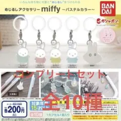 めじるしアクセサリーmiffy〜パステルカラー〜　ガチャガチャ全10種 コンプ