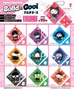 サンリオキャラクターズ Solid＆Cool マルチケース けろけろけろっぴ