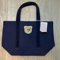 【新品未使用】フェイラー オールドテディ ワッペントートバッグ ネイビー L 小