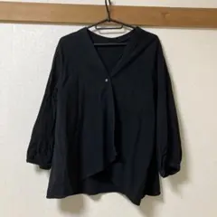 ブージュルードbou jeloud 麻混合リネンブレンド　カーディガン　トップス