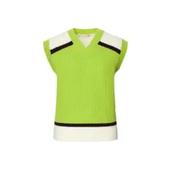 ユニクロ マルニ ポップコーンニットVネックベスト