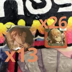 プロセカ　東雲彰人　グリッター缶バッジ　グリ缶　メモステ