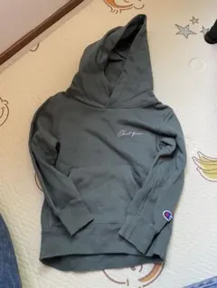 Champion フード付きトレーナー 100サイズ グレー