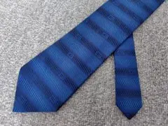 新品 GUCCI グッチ ネクタイ ネイビー GG ウェーブストライプ シルク