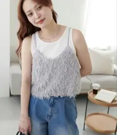 ディスコート テープヤーンキャミソール