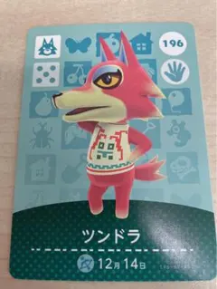 あつまれどうぶつの森　amiibo アミーボカード　Switch ツンドラ