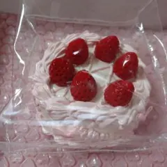 新品 kikisquishy いちご ホールケーキ 立体袋 誕生日 スクイーズ