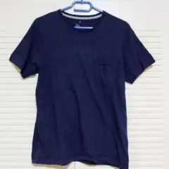 F14 MUJI 無印良品 ポケット付 Tシャツ ネイビー Sサイズのサムネイル