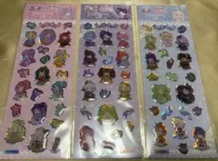 プリパラ　きゃらっぴん　きゃらぷくシール　vol.①②③ 3枚セット