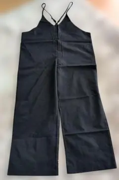 レディス サロペット　オールインワン　ブラック フリーサイズ