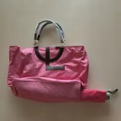 値下げ交渉OK！ Guy Laroche トート 折りたたみ傘セット ピンクのサムネイル