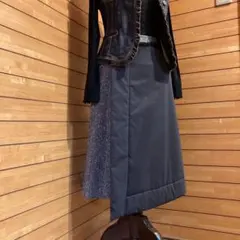 HIROKO KOSHINO ヒロココシノ TRUNK ヘリンボーンスカートのサムネイル