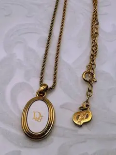 ⭐️Christian Dior ネックレス オーバル ロゴ ヴィンテージ美品のサムネイル