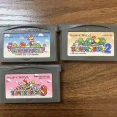 スーパーマリオアドバンス　GBAソフト　3点セット　動作確認済