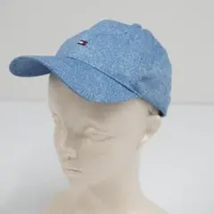 TOMMY HILFIGER　モールフラッグデニムキャップ S/M USED美品のサムネイル
