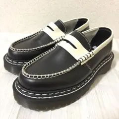 極美品】Dr.Martens PENTON DS ローファー 黒×白 UK5 - メルカリ