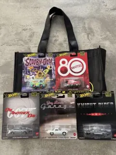 ホットウィール ミニカー5台セット トートバッグ付き