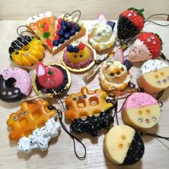 食品サンプル　スイーツ　ストラップ