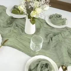 テーブルクロス くすみグリーン 結婚式 前撮り ウェディング イベント パーティ