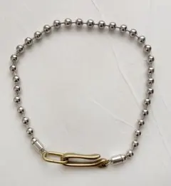 ボールチェーン ネックレス mecklace ゴールド　シルバー