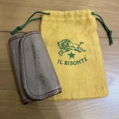 イルビゾンテ　キーケース　4連　グレー