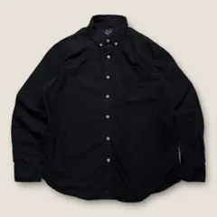 AMERICAN EAGLE ブラック ボタンダウンシャツ 無地