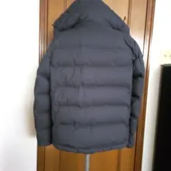 濃紺ー フード付きウルトラ　ライト　ダウン　ジャケット