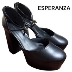 ESPERANZA ラク盛りアンクルストラップパンプスのサムネイル