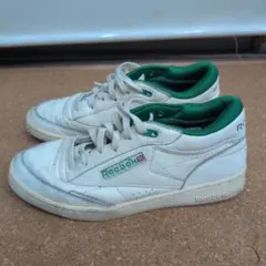 No.22-23 Reebok ホワイト/グリーン スニーカー
