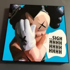 カウズ/ KAWS : SIGHH ポップアートパネル　アトム　ブルー
