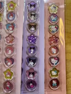 【正規品】クロミ　マイメロ　キティちゃん　計24個　おはじきふうシール　サンリオ