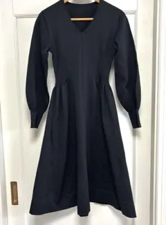 セルフォード ホールガーメント　ニットワンピース　ブラック　36 美品