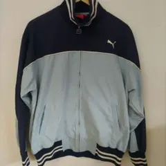 Puma ジャージジャケット ネイビー/ライトブルー