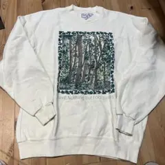 90s 古着　ヴィンテージ　Galt Sand 木々の風景プリント スウェット