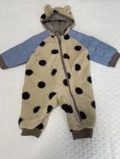 美品　BREEZE くまさん　カバーオール アウター80