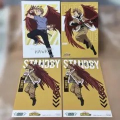僕のヒーローアカデミア　特典ポストカード3種　ホークス