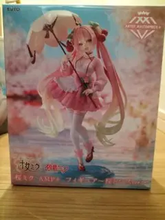 ​【まとめ割あり】新品未開封 桜ミク AMP+ フィギュア 桜ドレスver.のサムネイル