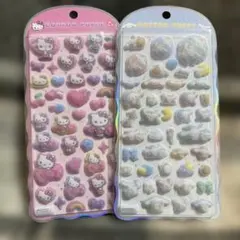 コットンパフィーシール　2点セット