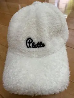 〔サン⭐︎さん専用］ピンクラテ　ホワイトボア　キャップ