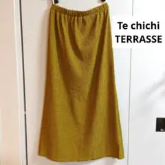 Te chichi TERRASSE テチチテラス 楊柳カットスカート イエローのサムネイル