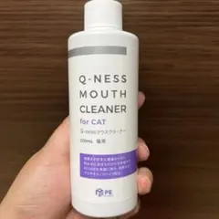 新品 Q-NESS マウスクリーナー 猫用 200ml デンタルケア　口臭